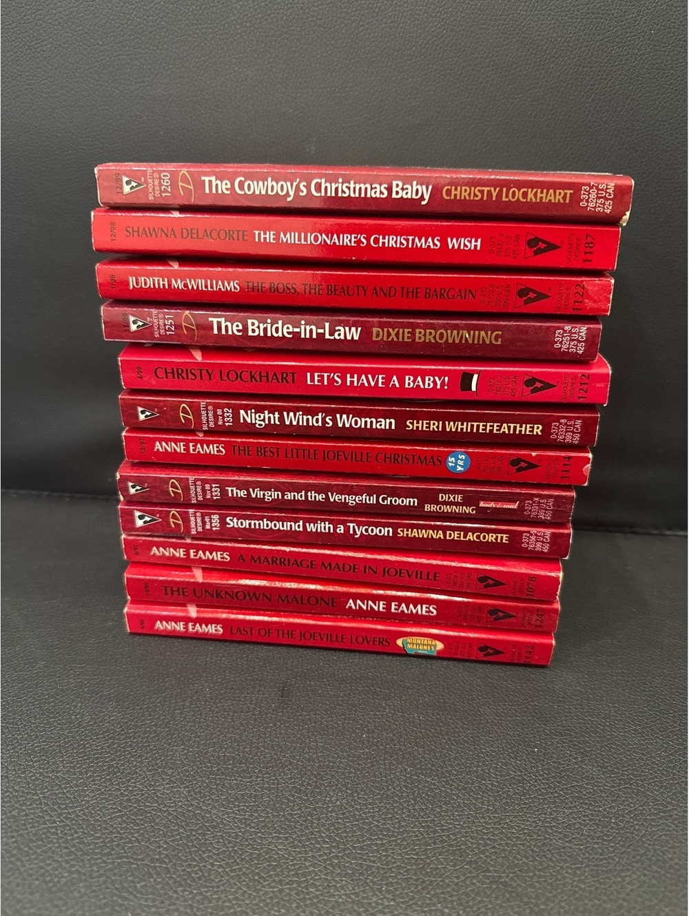 Silhouette Desire Romance Book Collection - 12 Paperback Novels